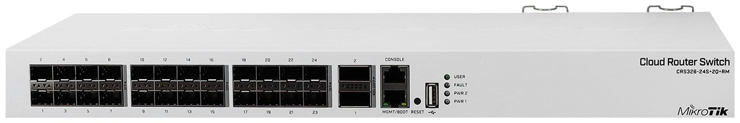 Коммутатор MikroTik CRS326-24S+2Q+RM купить,369336