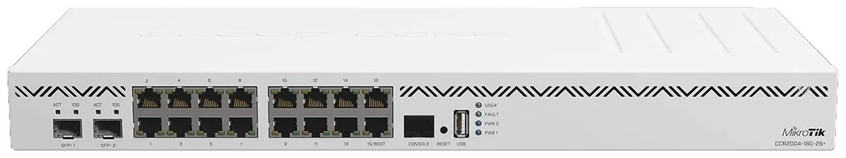 Маршрутизатор MikroTik CCR2004-16G-2S+ купить,320000
