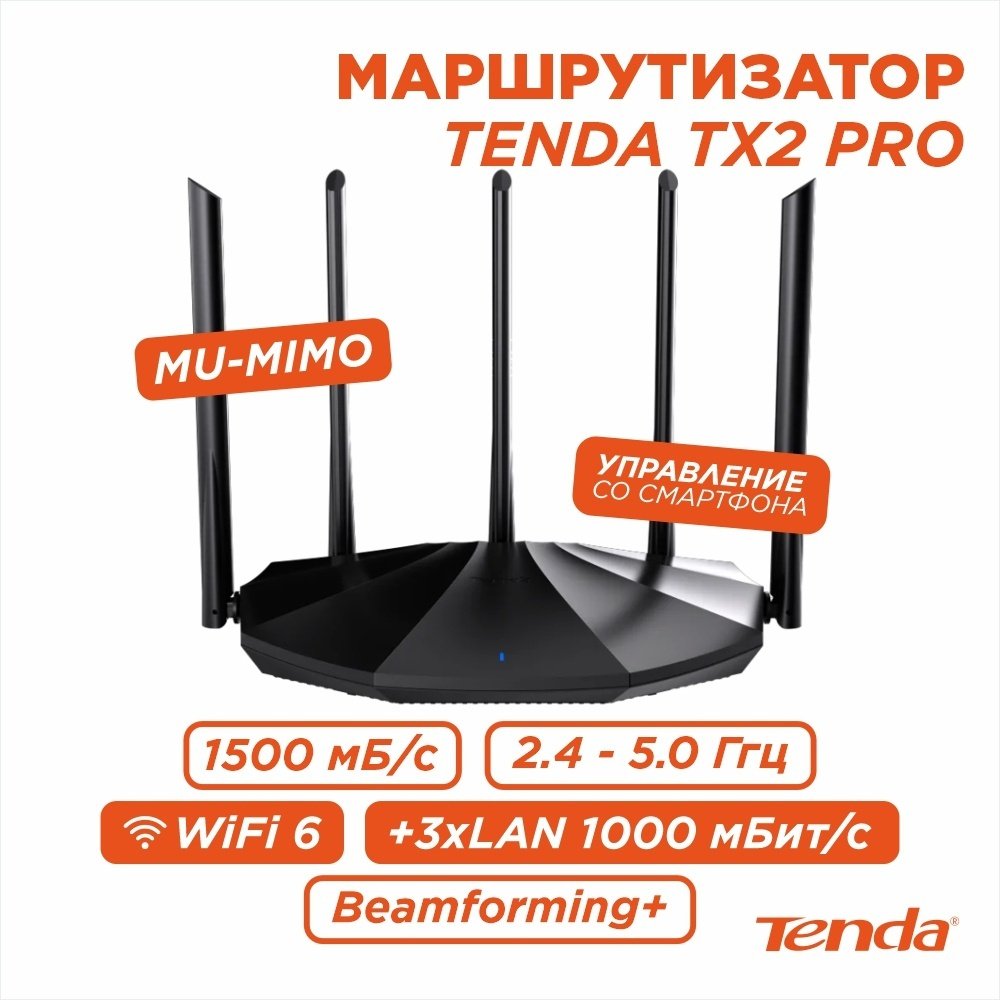 Маршрутизатор Tenda TX2 Pro