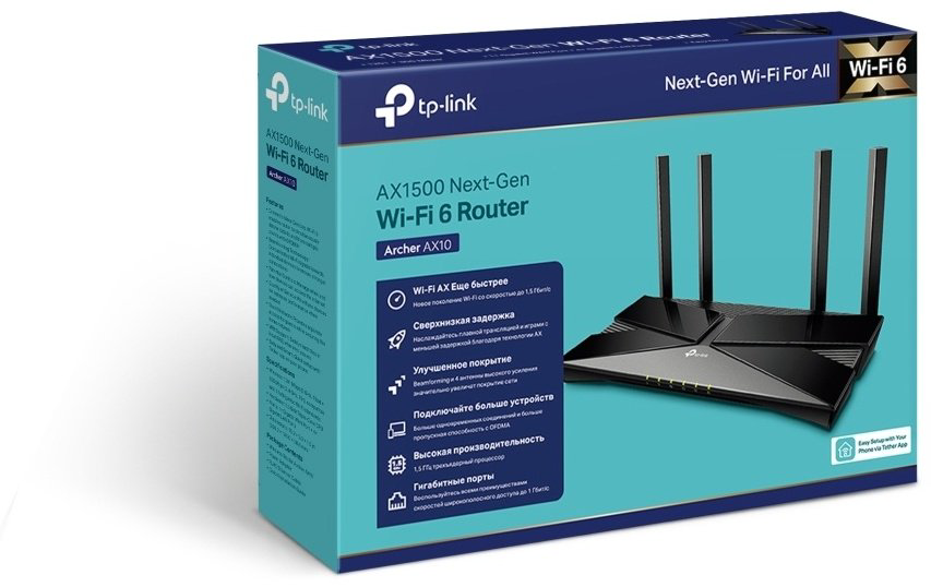 Wi-Fi роутер TP-LINK Archer AX10 - ForteMarket Wi-Fi роутер TP-LINK Archer AX10 купить,31319