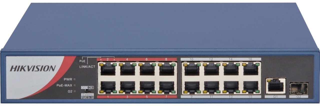 коммутатор Hikvision DS-3E0318P-E/M(B)