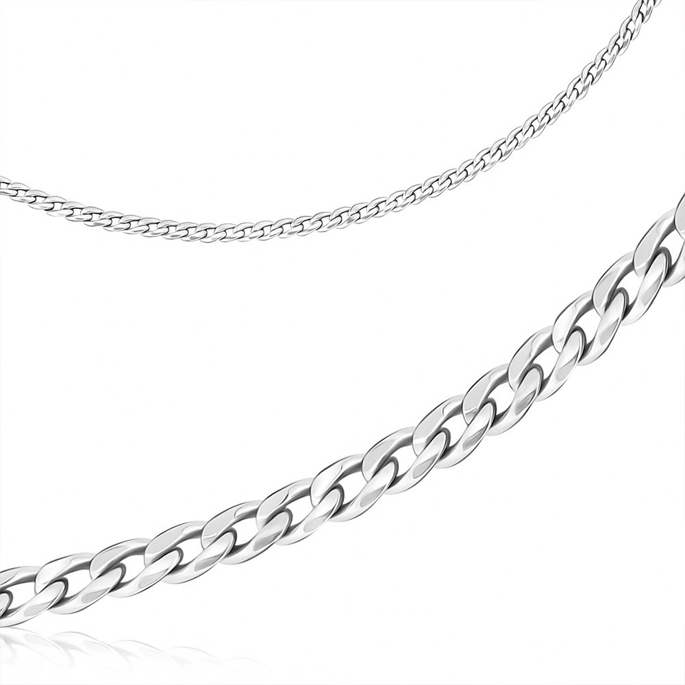 Цепь Бронницкий Ювелир 61035010155 длина 55 см, вес 2.79 г золото, плетение панцирное купить,189720