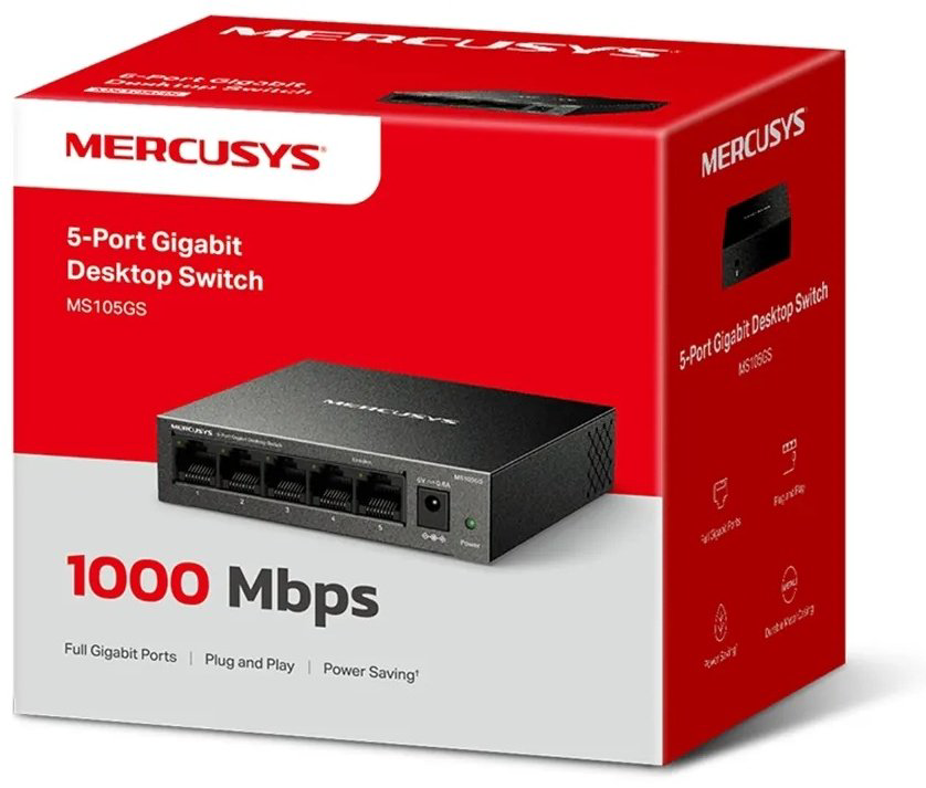 Коммутатор Mercusys MS105GS купить,8890