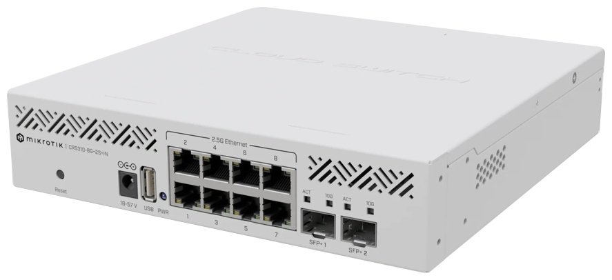 Коммутатор MikroTik CRS310-8G+2S+IN