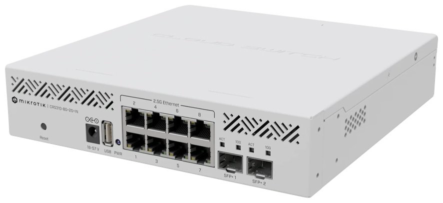 Коммутатор MikroTik CRS310-8G+2S+IN