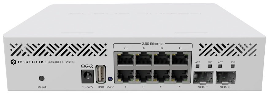 Коммутатор MikroTik CRS310-8G+2S+IN