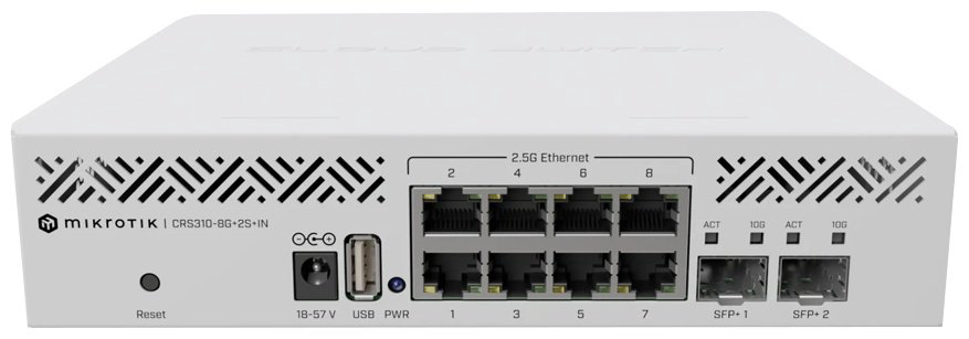 Коммутатор MikroTik CRS310-8G+2S+IN