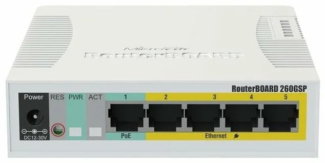 MikroTik RouterBoard RB260GSP белый