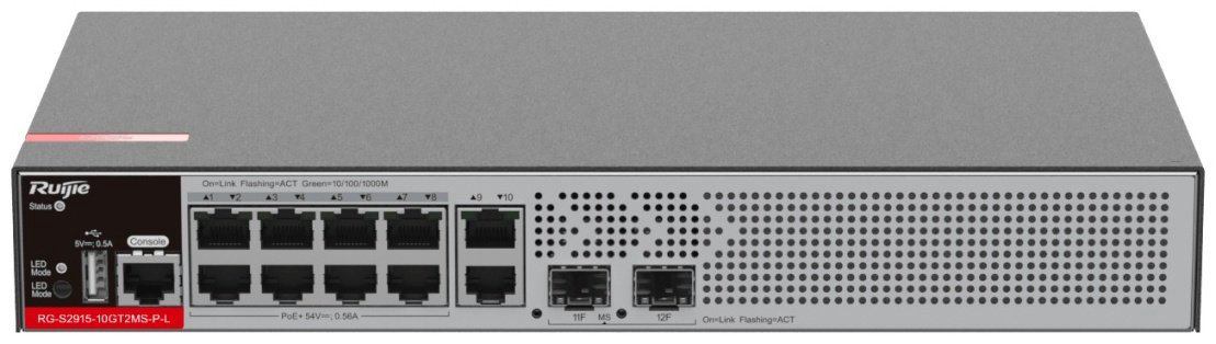 Коммутатор Ruijie RG-S2915-10GT2MS-P-L купить,NaN