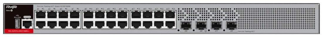 Коммутатор Ruijie RG-S2915-24GT4MS-L купить,NaN