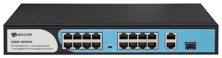 Коммутатор BDCOM S1200-16P2G1S купить,NaN