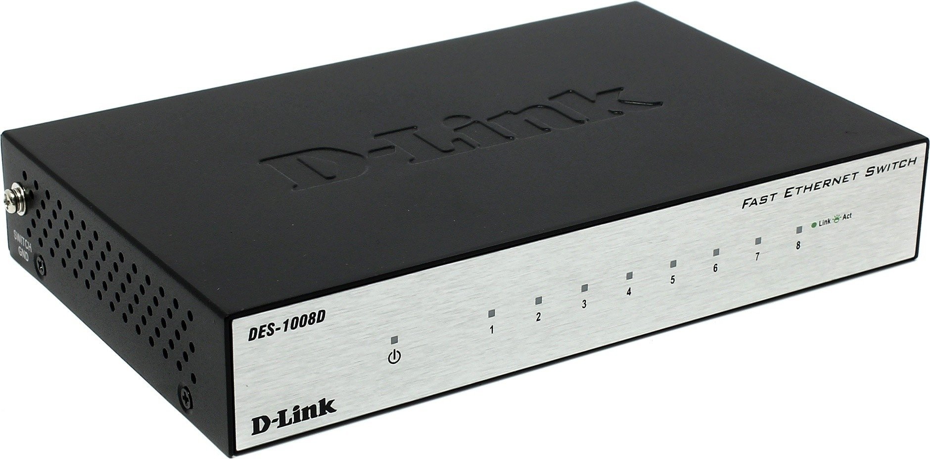 D-Link DES-1008D/L2B черный купить,NaN