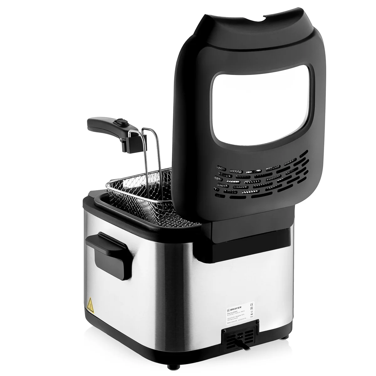 Фритюрница Brayer BR2833 черно-серебристая