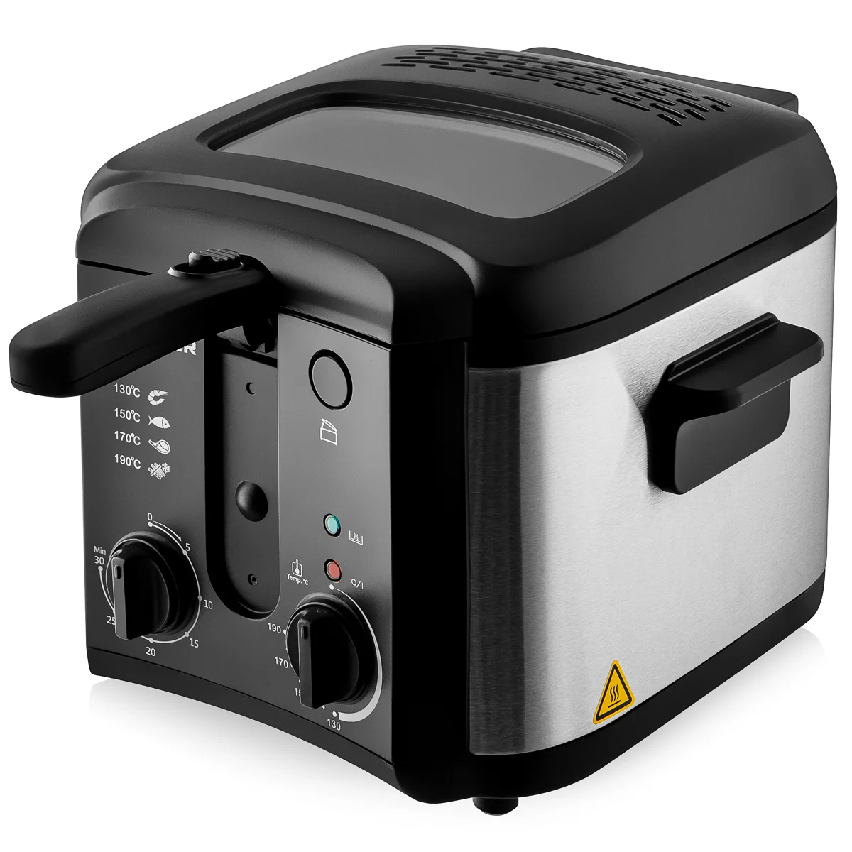 Фритюрница Brayer BR2833 черно-серебристая