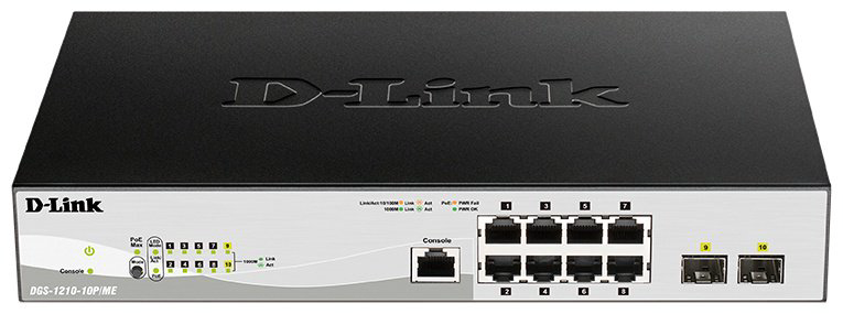 Коммутатор D-link DGS-1210-10/ME/B2A купить,NaN