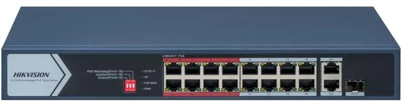 Коммутатор Hikvision DS-3E0318P-E/M(C)