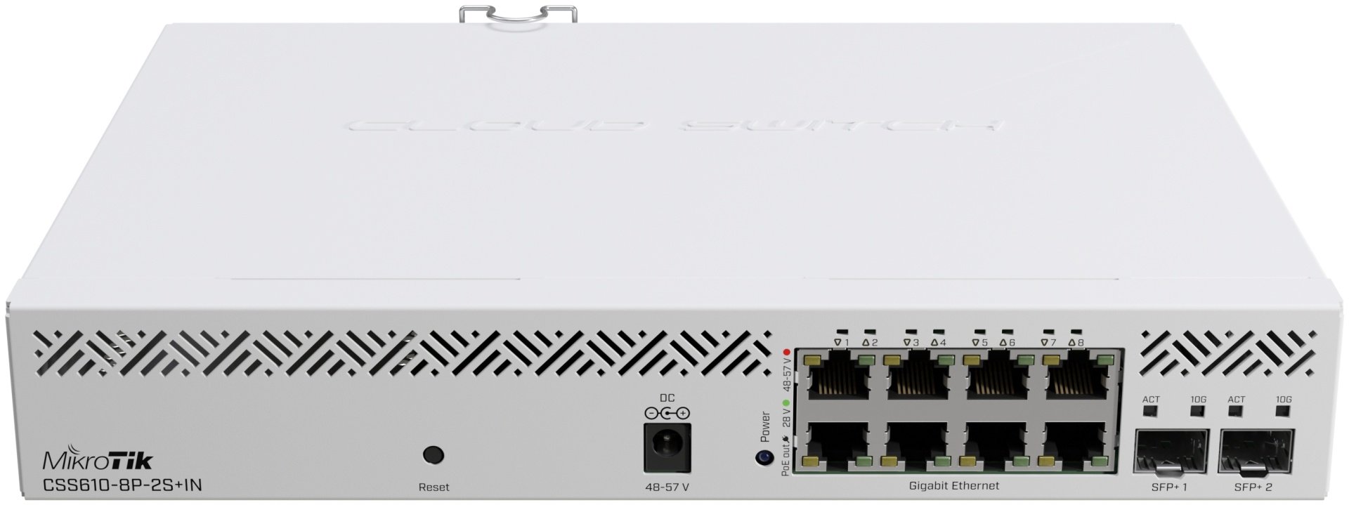 Коммутатор MikroTik CSS610-8P-2S+IN