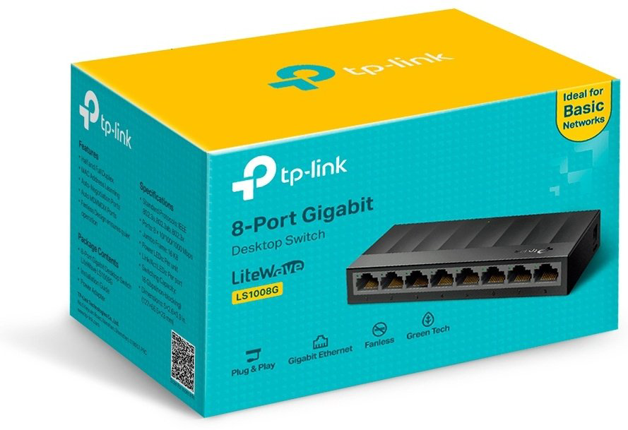 Коммутатор TP-LINK LS1008G - ForteMarket Коммутатор TP-LINK LS1008G купить,15990