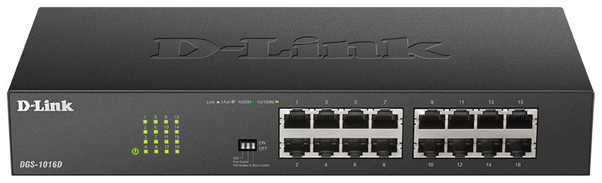 Коммутатор D-link DGS-1016D/J1A