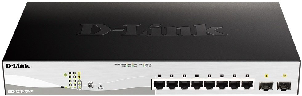 Коммутатор D-link DGS-1210-10MP/F3A