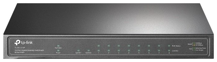 TP-LINK TL-SG1210P черный