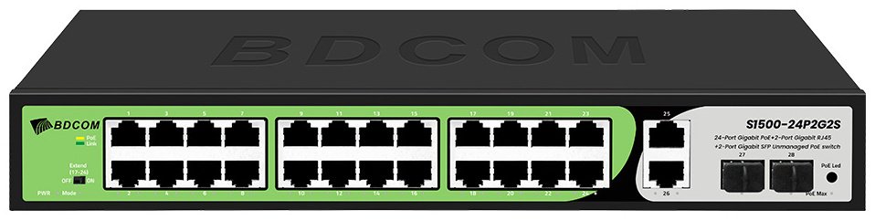 Коммутатор BDCOM S1500-24P2G2S