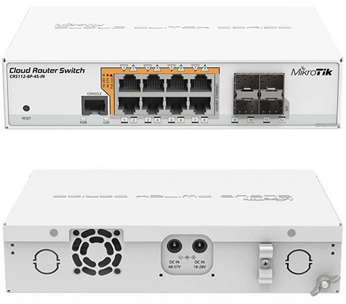 MikroTik CRS112-8P-4S-IN белый купить,162000