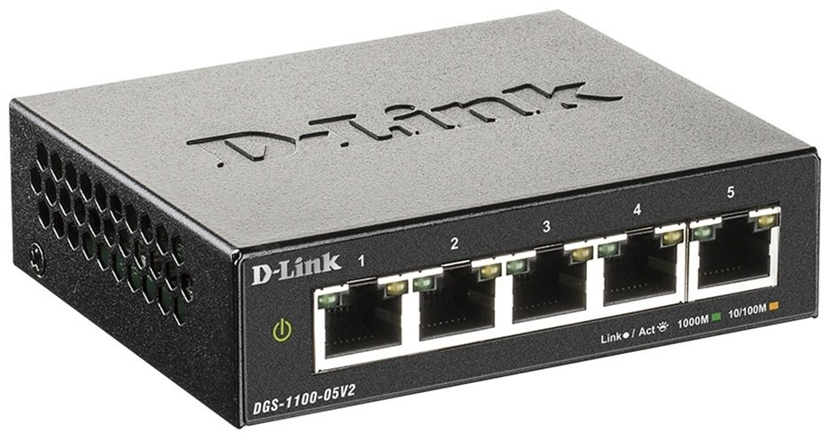 D-Link DGS-1100-05V2/A1A черный купить,NaN