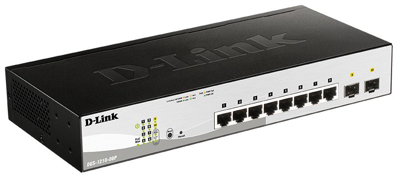 Коммутатор D-link DGS-1210-08P/G3A