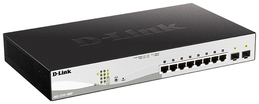 Коммутатор D-link DGS-1210-10MP/FL2A