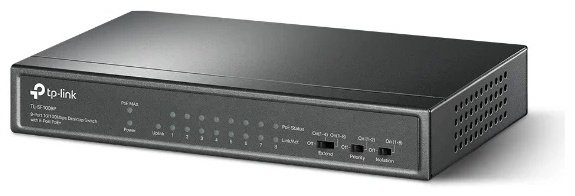 Коммутатор TP-Link TL-SF1009P чёрный