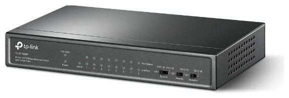 Коммутатор TP-Link TL-SF1009P чёрный