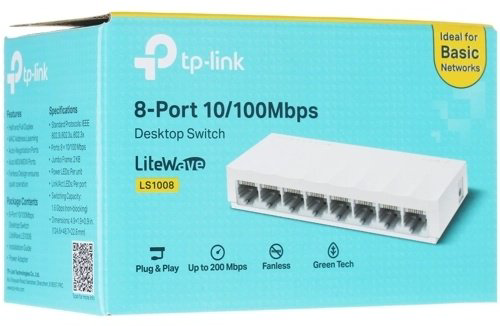 Коммутатор TP-LINK LS1008 купить,7490