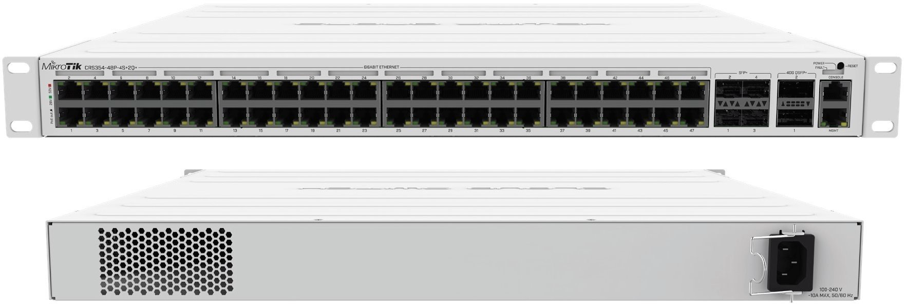 MikroTik CRS354-48P-4S+2Q+RM серый