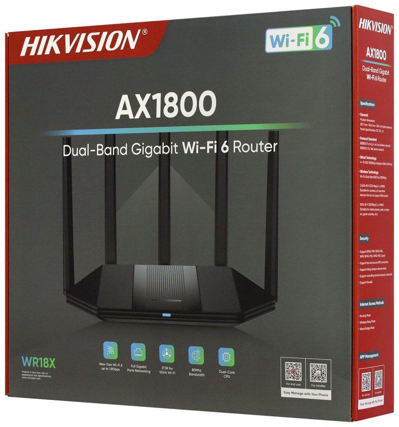 Wi-Fi роутер Hikvision DS-3WR18X купить,NaN