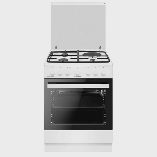 Комбинированная плита Hansa FCMW581433 белая