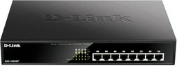 D-link DGS-1008MP/B1A черный