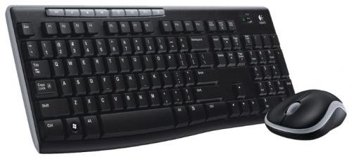 Клавиатура Logitech Wireless Combo MK270 черный