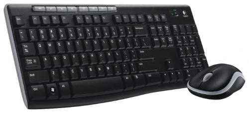 Клавиатура Logitech Wireless Combo MK270 черный