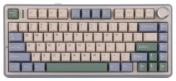Клавиатура AULA F75 G/W3 PBG зеленый купить,NaN