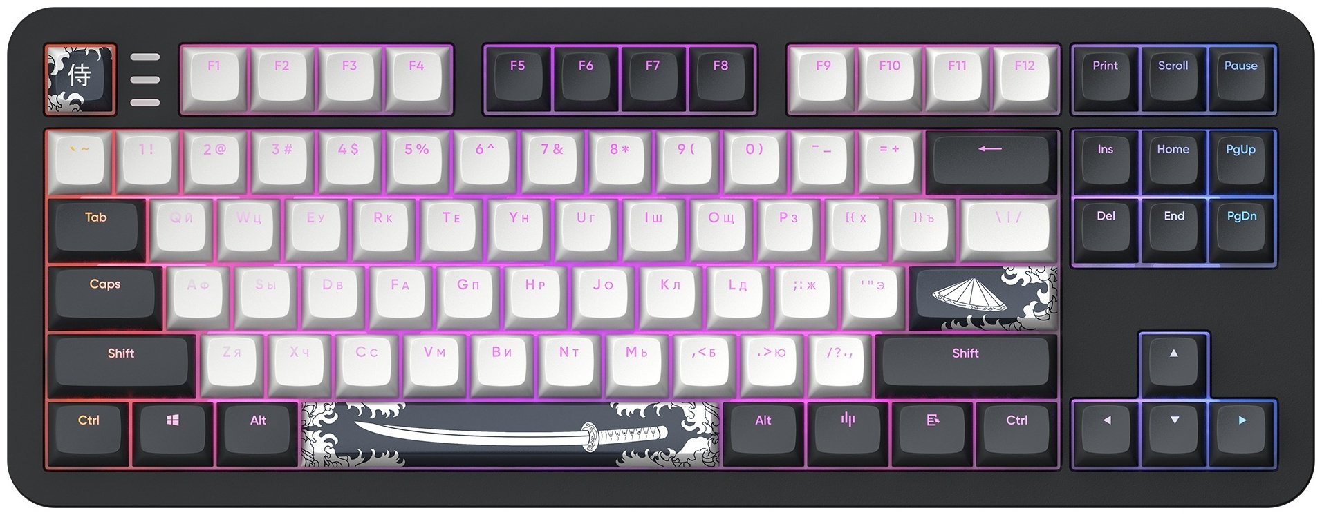 Клавиатура DARK PROJECT ALU87B Bushido черный купить,NaN