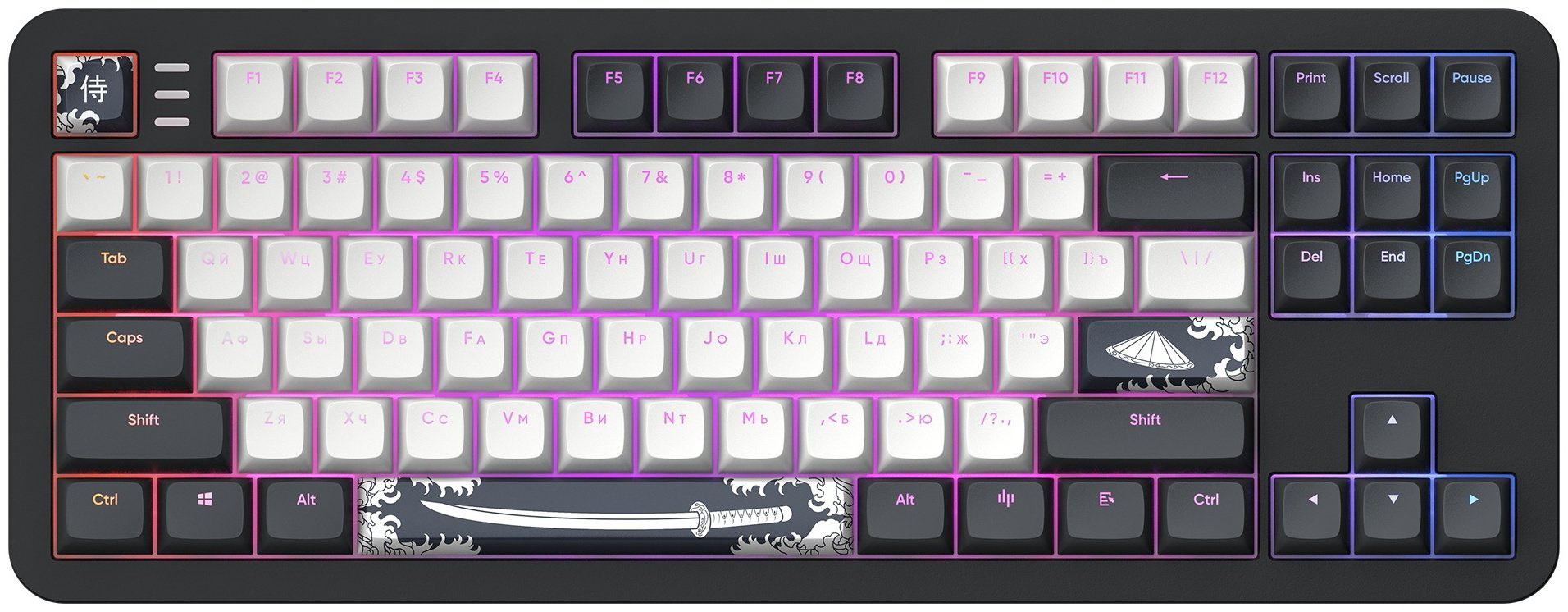 Клавиатура DARK PROJECT ALU87B Bushido черный купить,NaN