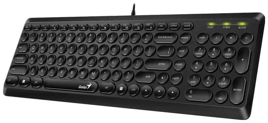 Клавиатура Genius Slimstar Q200 черный купить,NaN