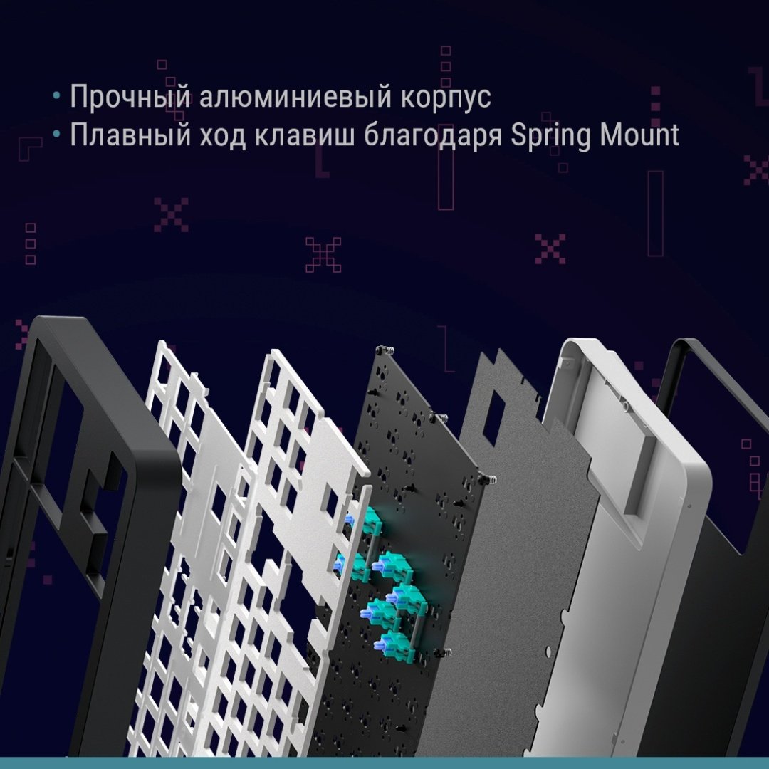 Клавиатура DARK PROJECT ALU87B Bushido черный купить,NaN