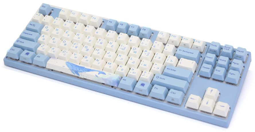 Клавиатура VARMILO Sea Melody VPG87 Cherry Mx Red голубой купить,NaN