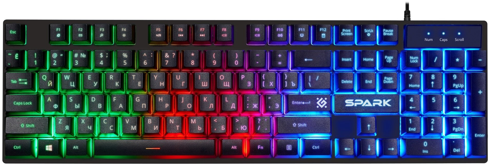 Клавиатура Defender Spark GK-300L черный