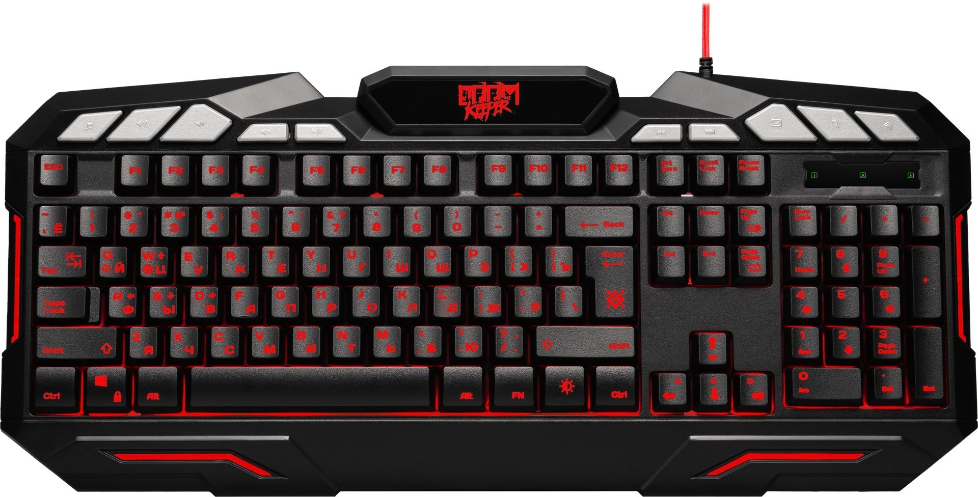 Клавиатура Defender Doom Keeper GK-100DL черный