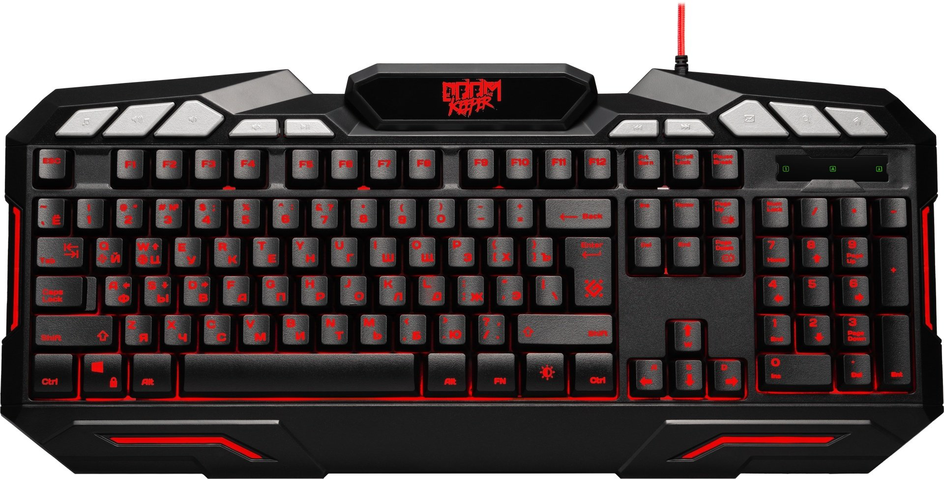 Клавиатура Defender Doom Keeper GK-100DL черный