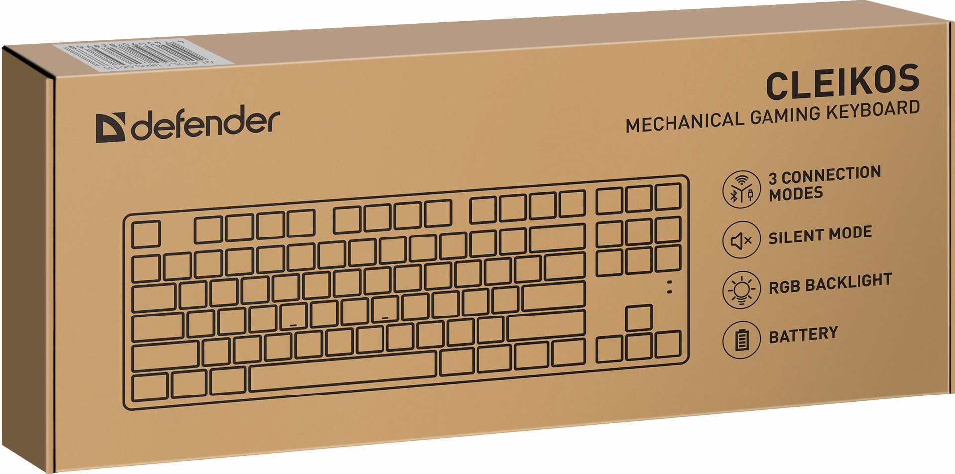 Клавиатура Defender Cleikos GK-135 черный купить,24750
