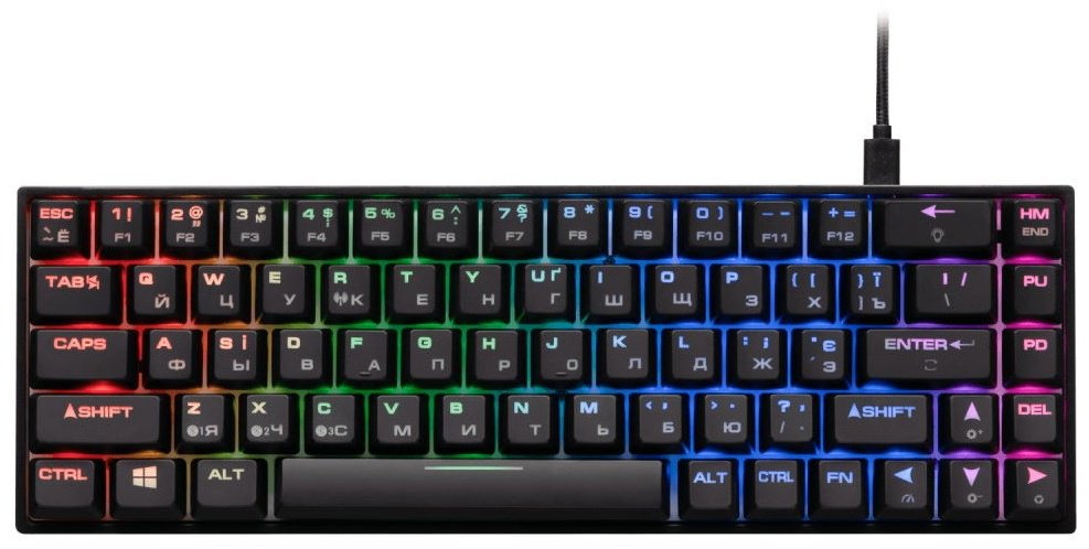Клавиатура 2E Gaming KG380 черный